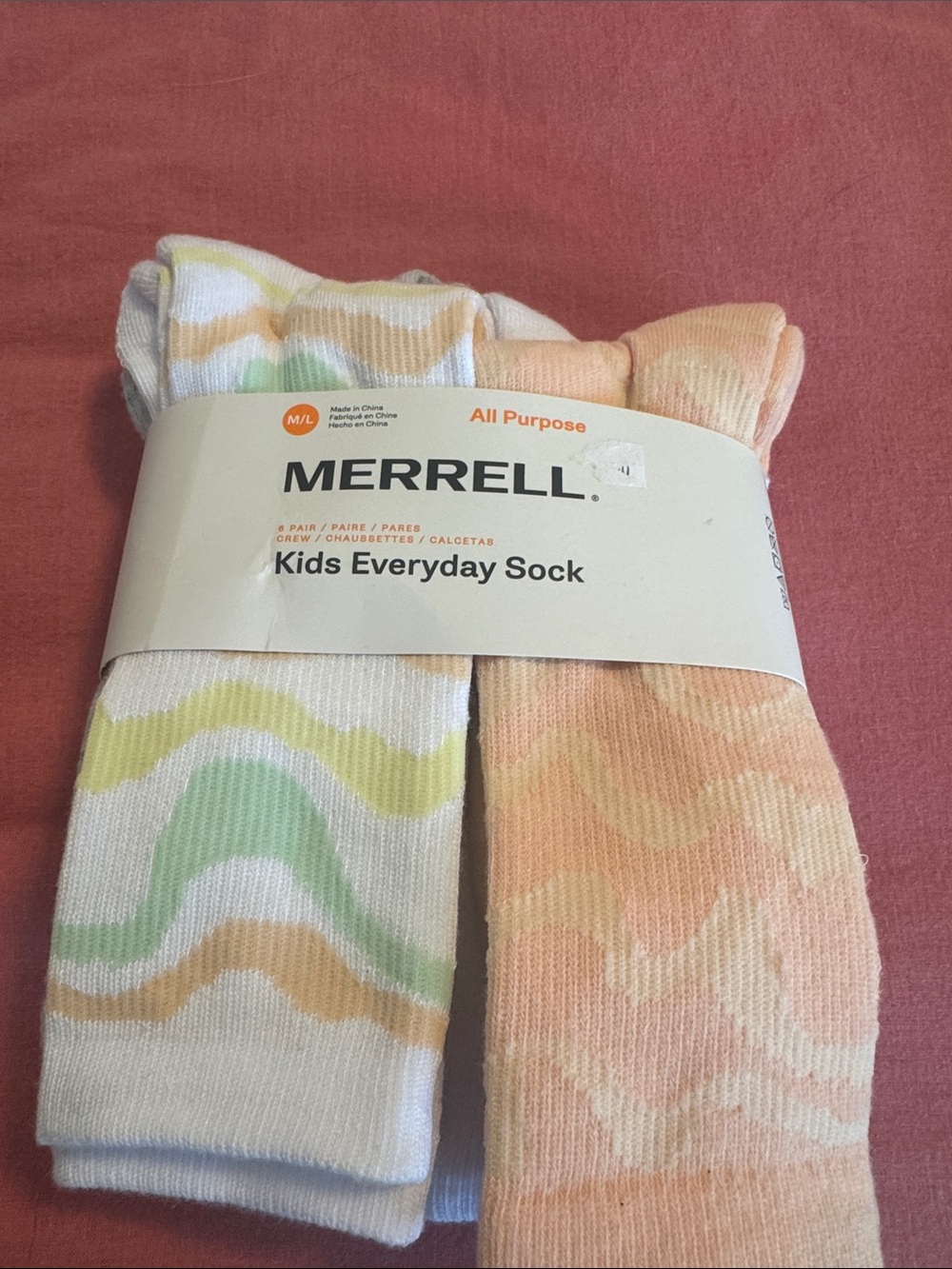 Merrell Kids Socks 6pr NWT